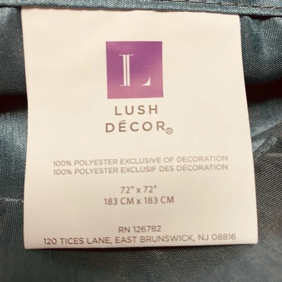 Lush Decor| Flower Drop shower curtain - Picture 9 of 9